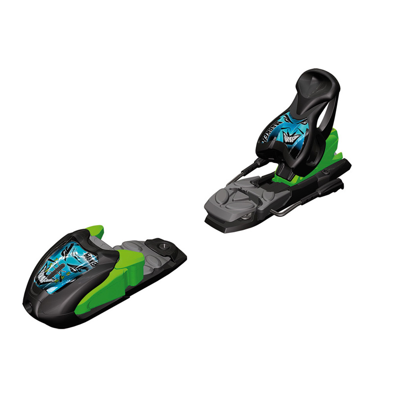 M 7.0 Free Jr. Binding - Blk-Grn-Blu