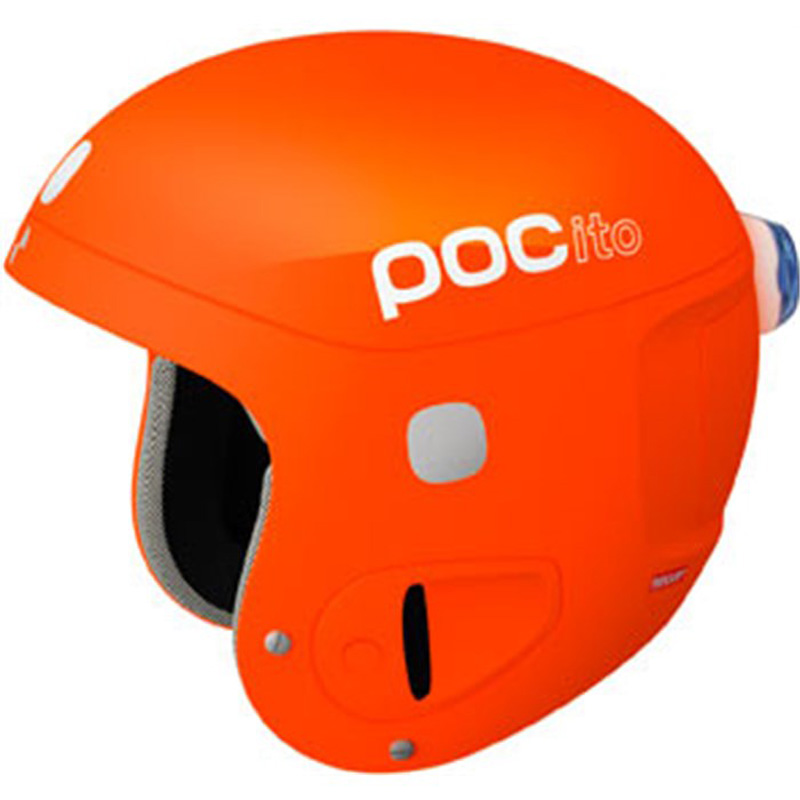 POCito Skull Jr Race Helmet - Orange